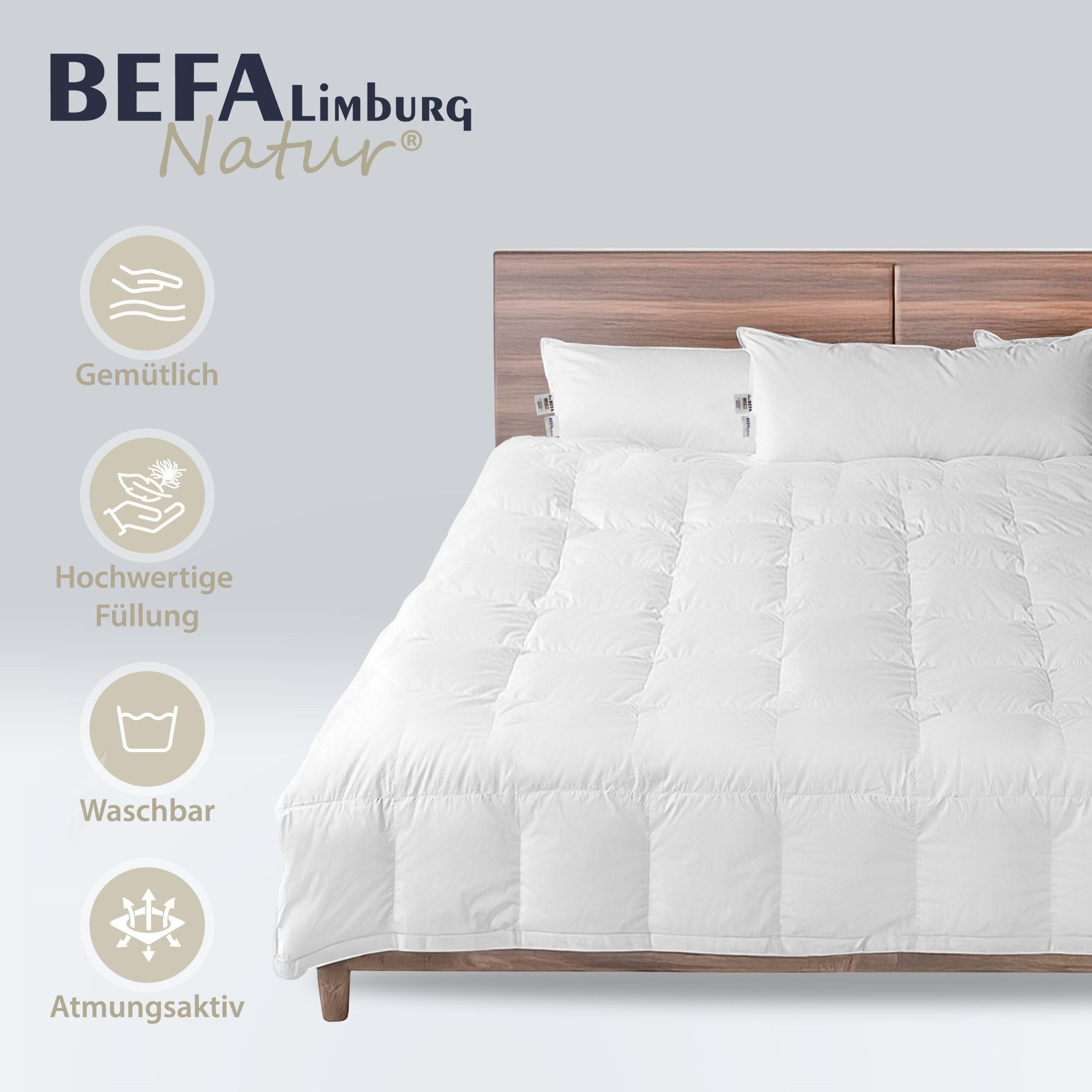 Daunendecke – 60% Daune, Winterdecke - Detailansicht | BEFA Limburg