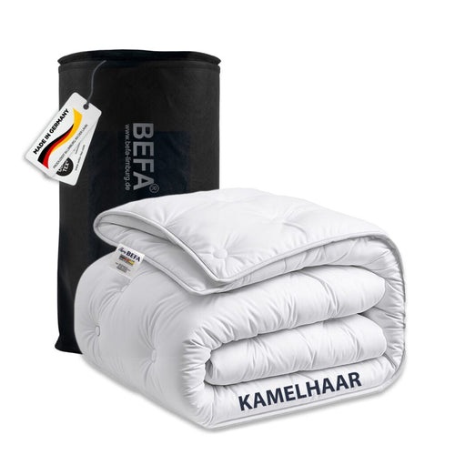 Bild 1 in Galerieansicht laden. Kamelhaar Bettdecke - 100% Kamelhaarfüllung, Sommerdecke | BEFA Limburg