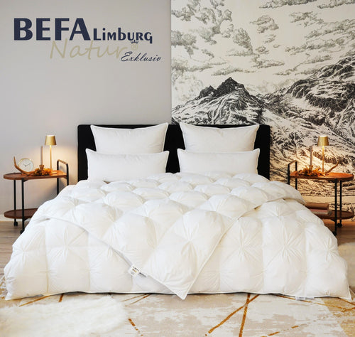 Bild 1 in Galerieansicht laden. Mont Blanc Bettdecke - 100% Daune, Winterdecke | BEFA Limburg