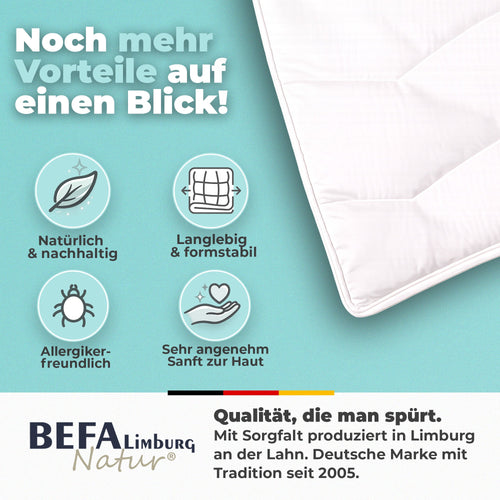 Bild 1 in Galerieansicht laden. BEFA NATUR Wildseidendecke Sommer – 100% Wildseide