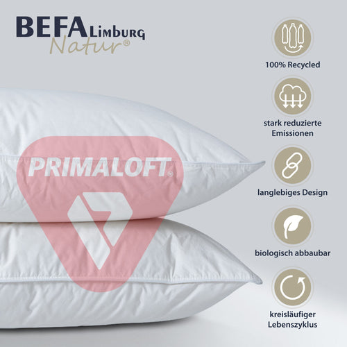 Bild 1 in Galerieansicht laden. Primaloft Bio Kopfkissen - Etikett | BEFA Limburg