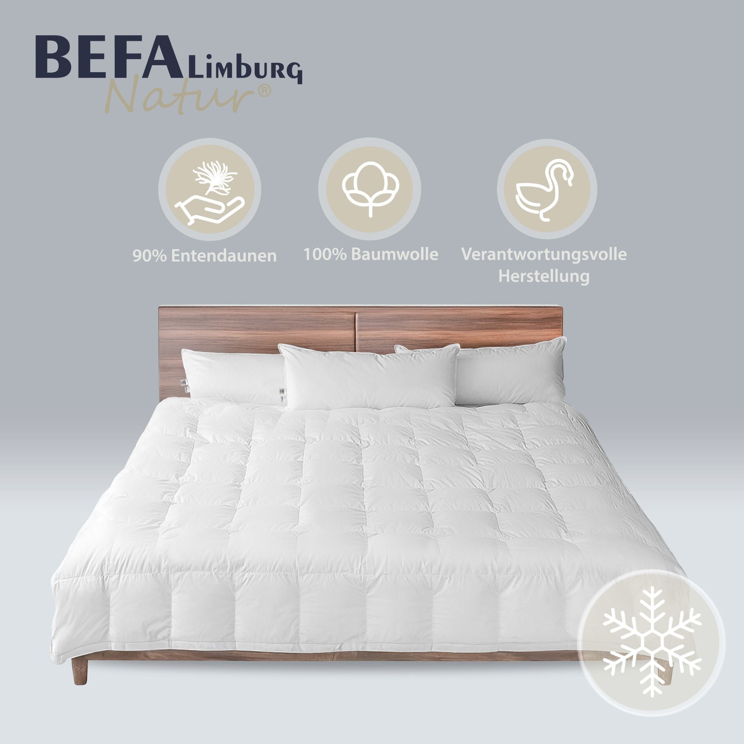 Daunendecke – 90% Daune, Winterdecke (2 Stück Set) | BEFA Limburg