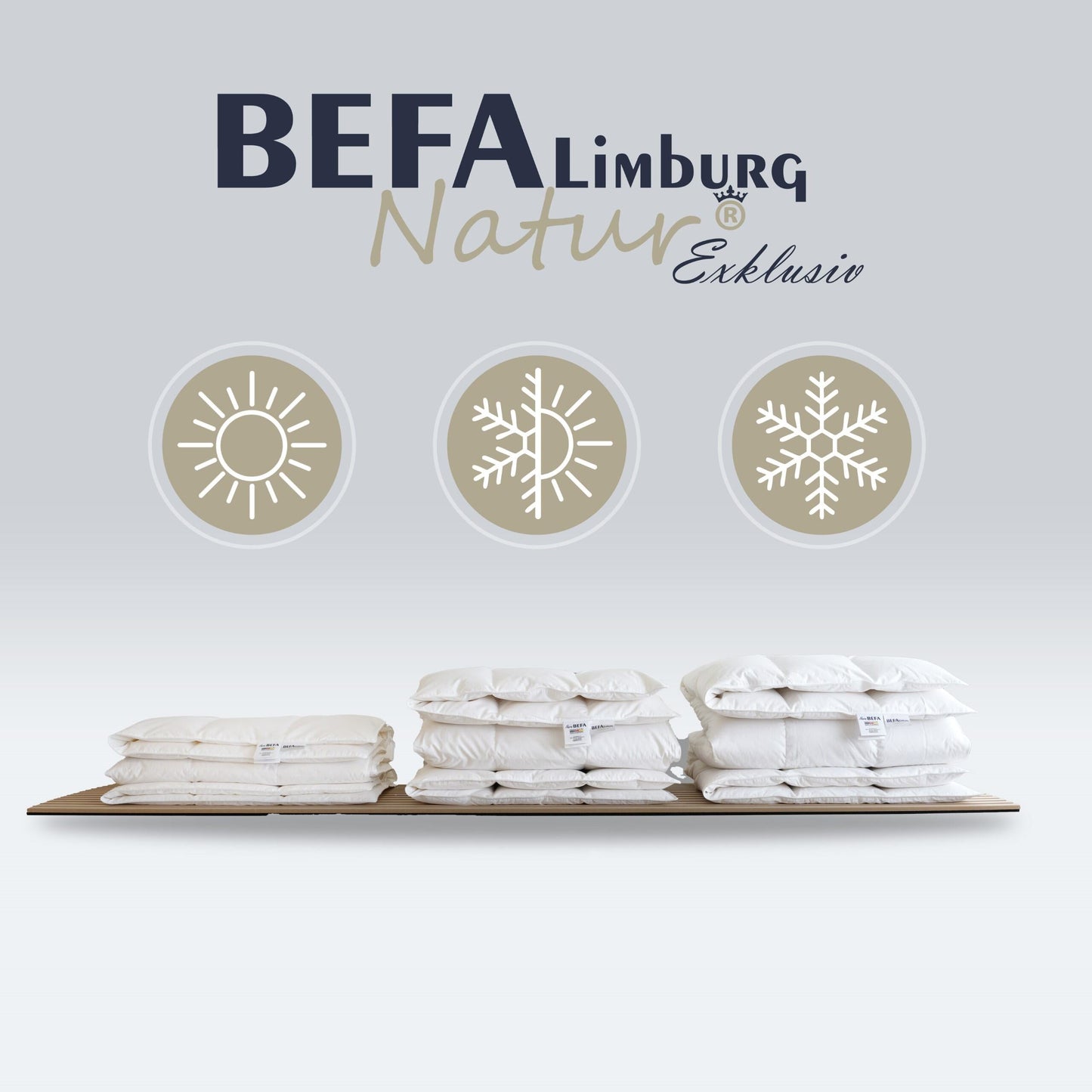Tencel Daunendecke - 90% Daune, Winterdecke - Füllung | BEFA Limburg