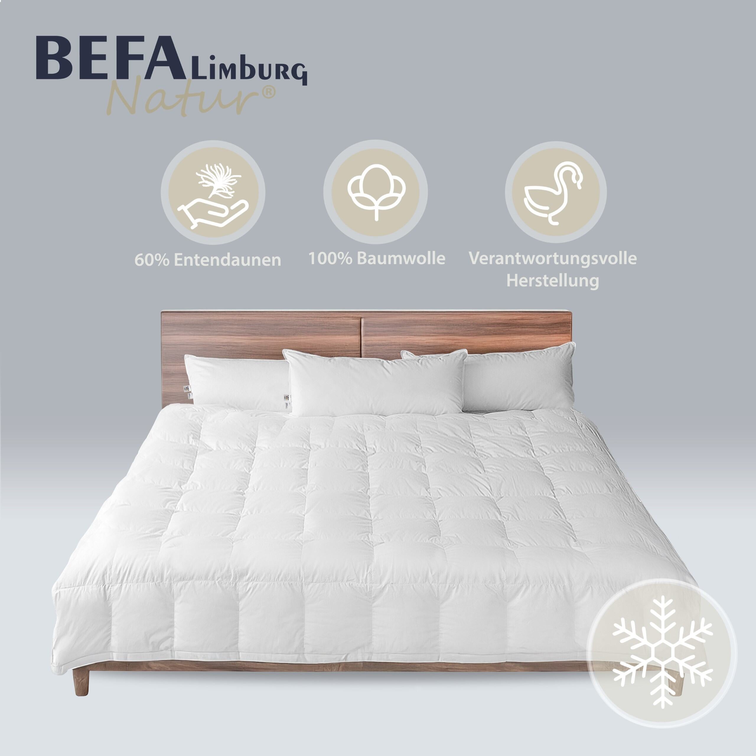 Daunendecke – 60% Daune, Winterdecke | BEFA Limburg