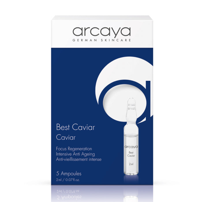 arcaya Best Caviar Ampullen – luxuriöse Anti-Aging Ampullen für anspruchsvolle Haut, 5 x 2 ml