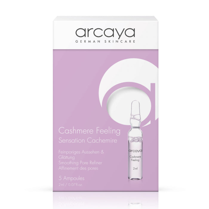 arcaya Cashmere Feeling Ampullen – intensive Pflege für trockene und anspruchsvolle Haut, 5 x 2 ml