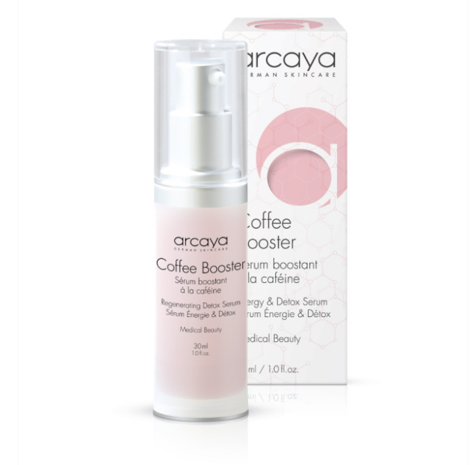 arcaya Coffee Booster Serum mit Coffein und Taurin für müde Haut, 30 ml