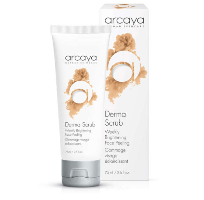 arcaya Derma Scrub Gesichtspeeling mit Aloe Vera und Kamillenextrakt, 75 ml