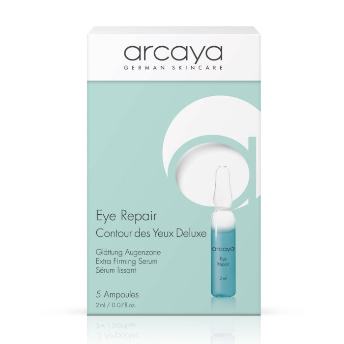 arcaya Eye Repair Ampullen, Glättende Augenpflege bei Trockenheitsfältchen, 5 × 2 ml