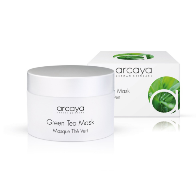 arcaya Green Tea Mask Gesichtsmaske mit Grüntee und Coenzym Q10, 100 ml