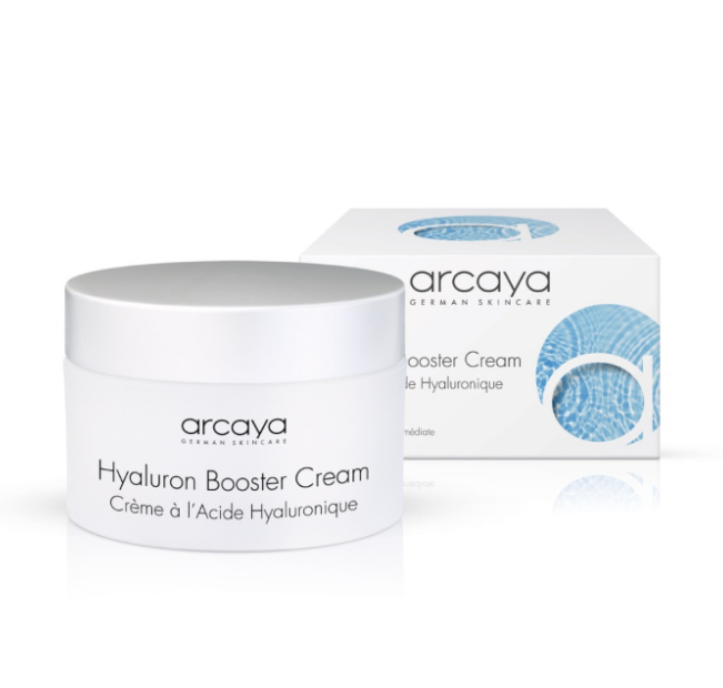 arcaya Hyaluron Booster Cream Gesichtscreme für feuchtigkeitsarme Haut, 100 ml