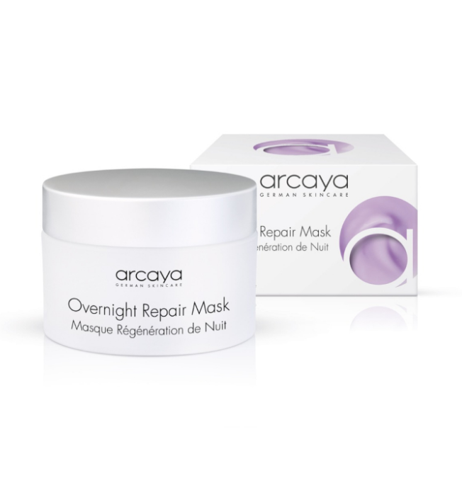 arcaya Overnight Repair Mask Nachtmaske mit Peptiden und Squalan, 100 ml
