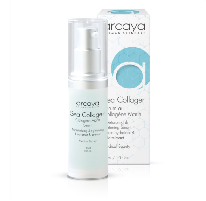 arcaya Sea Collagen Serum mit marinem Kollagen für die Gesichtspflege, 30 ml