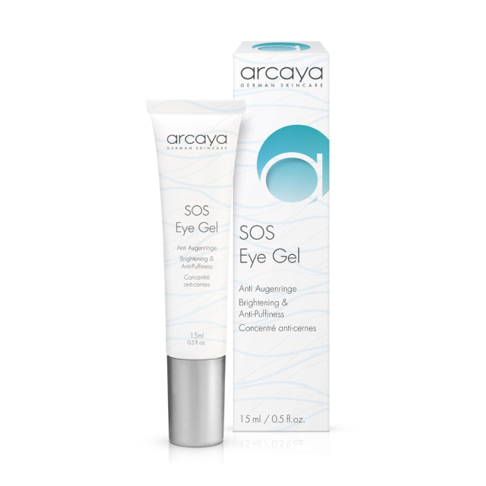 arcaya SOS Eye Gel, Augengel in Tube und Faltschachtel, 15 ml