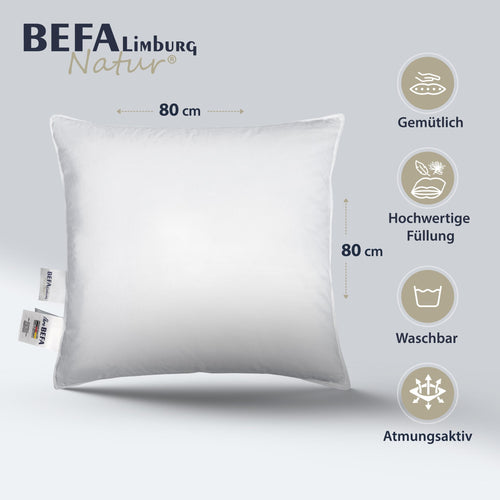Bild 1 in Galerieansicht laden. Daunenkissen -  90% Daunen - Verarbeitung | BEFA Limburg