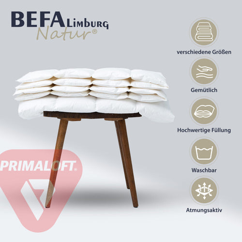 Bild 1 in Galerieansicht laden. Primaloft Bio Bettdecke, 100% Primaloft Bio - Winterdecken - Seitenansicht | BEFA Limburg